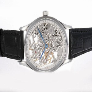 IWC Portuguese Minute Repeater Squelette IW524104 White Dial Black Cow Leather Strap 42mm Watch