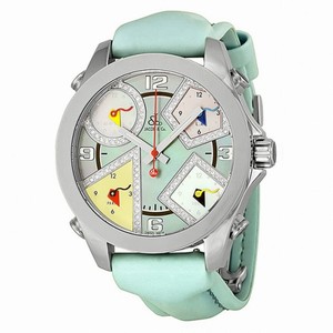 Jacob and Company Five Time Zone Blue Mother of Pearl Diamond Dial Unisex Watch JCM23DA