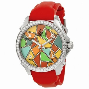 Jacob and Company Five Time Zone Diamond Accented Multi-Colored Dial Unisex Watch JCM117DA