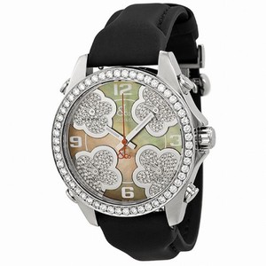 Jacob and Company Five Time Zone Diamond and Mother of Pearl Dial Unisex Watch JCMATH15