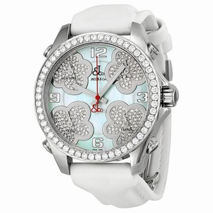 Jacob and Company Five Time Zone Diamond Pave Accent Dial Unisex Watch JCMATH14