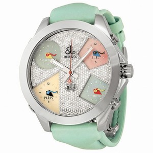 Jacob and Company Five Time Zone Diamond Pave Dial Unisex Watch JC44