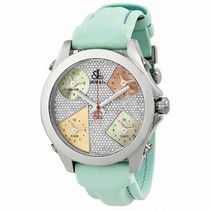 Jacob and Company Five Time Zone Diamond Pave Unisex Watch JCM44