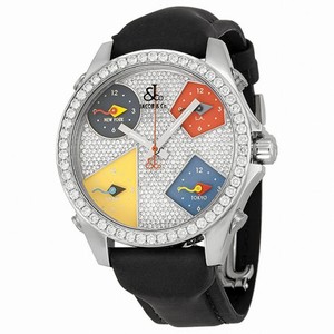 Jacob and Company Five Time Zone Diamond Pave Unisex Watch JCM45