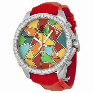 Jacob and Company Five Time Zone Diamond-Accented Multi-Colored Dial Unisex Watch JC117DA