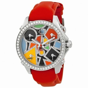 Jacob and Company Five Time Zone Diamond-Accented Multi-Colored Unisex Watch JCM115DA
