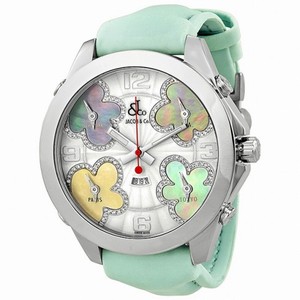 Jacob and Company Five Time Zone White Diamond Accented Dial Unisex Watch JCATH7