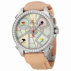 Jacob and Company Five Time Zones Diamond Multi-Colored Dial Unisex Watch JCM118DA