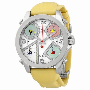 Jacob and Company Five Time Zones Mother of Pearl Diamond Dial Unisex Watch JCM24DA