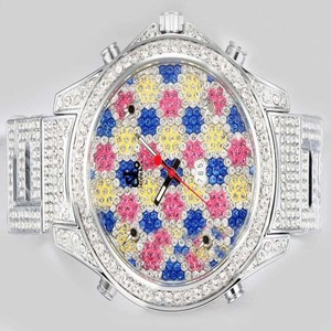 Jacob Co Five Time Zone JC - 61 Multicolor Dial Quartz Watch