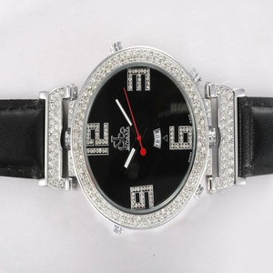 Jacob Co Five Time Zone JC - 86 Round Stainless Steel Case Watch
