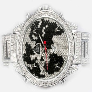 Jacob Co Five Time Zone JC - M47BKDC Round Quartz Black Dial Watch