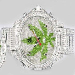 Jacob Co World Time 10.25 Carat Round Stainless Steel Case White Dial Watch