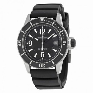 Jaeger LeCoultre Master Compressor Automatic Black Dial Stainless Steel Rubber Men's Watch Q2018670
