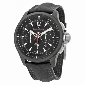Jaeger Lecoultre Master Compressor Chronograph Black Dial Men's Watch Q205C570