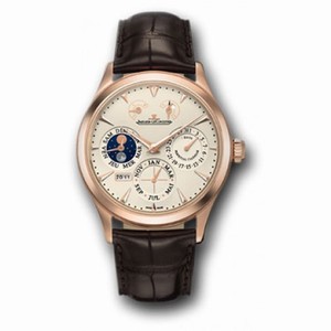 Jaeger LeCoultre Master Control Beige Dial 18K Pink Gold Automatic Men's Watch Q1612520