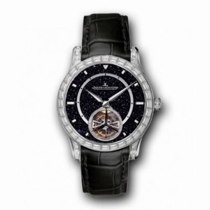 Jaeger LeCoultre Master Grand Tourbillon Gem-Set Aventurine Dial Men's Watch Q1663406