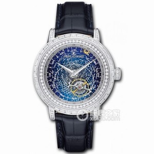 Jaeger LeCoultre Master Grande Tradition Tourbillon Guilloche and Lacquered Dial Men's Watch Q5073401