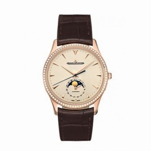 Jaeger LeCoultre Master Ultra Thin Automatic Diamond Rose Gold Men's Watch Q1362501