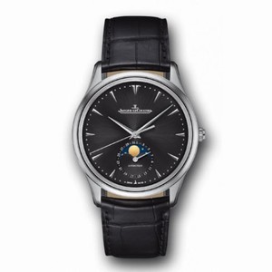 Jaeger LeCoultre Master Ultra Thin Moon Black Dial Automatic Men's Watch Q1368470