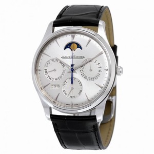 Jaeger LeCoultre Master Ultra Thin Perpetual Silver Dial Men's Watch Q130842J