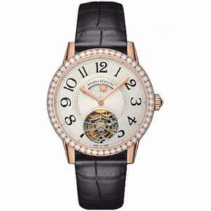 Jaeger LeCoultre Rendez-Vous Tourbillon Night & Day Silver Sunburst Dial Ladies Watch Q3412407