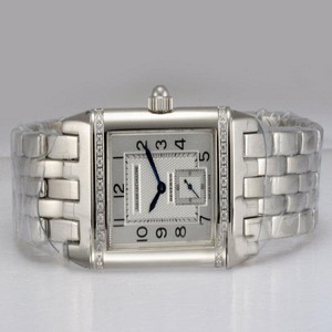 Jaeger-Lecoultre Reverso 976 STAiNlESS Steel White Dial Quartz 26x43mm Watch