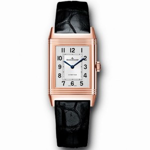 Jaeger LeCoultre Reverso Classic Medium Duetto Silvered Guilloch�� Automatic Ladies Watch Q2572420