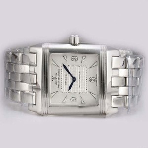 Jaeger-Lecoultre Reverso Classique 2501110 White Stainless Steel Strap Mens Watch