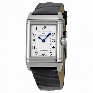 Jaeger LeCoultre Reverso Duetto Duo Black Leather Strap Men's Watch Q2698420-BK