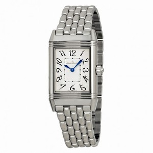 Jaeger LeCoultre Reverso Duetto Silver Dial Stainless Steel Ladies Watch Q2568102