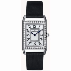 Jaeger LeCoultre Reverso Duetto Silver Guilloche 18kt White Gold Black Satin Q2693401