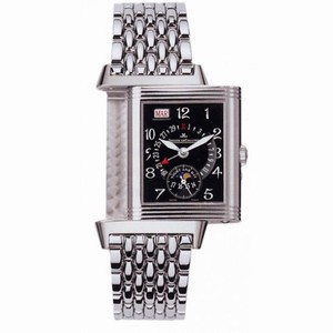 Jaeger LeCoultre Reverso Grande Date 18kt White Gold Men's Watch 274.31.7A