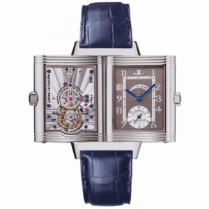 Jaeger LeCoultre Reverso Platinum Number One & Two Men's Watch 217.64.40