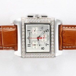Jaeger-Lecoultre Reverso Squadra Chronograph GMT 7018620 Mens Rectangle Watch