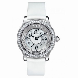 Jaeger LeCoultre Silver Dial 18kt White Gold Satin Ladies Watch Q12034S2