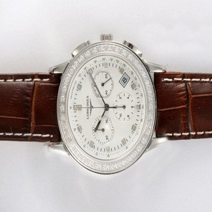 Longines Clous de Paris L2.704.4.16.3 Round Stainless Steel Case Mens Watch