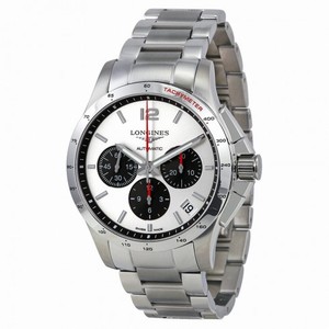 Longines Conquest Chronograph Silver Dial Stainless Steel Men's L36974066