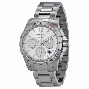 Longines Conquest Chronograph Silver Dial Stainless Steel Men's Watch L27434766