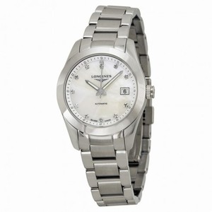 Longines Conquest Classic Automatic Mother of Pearl Dial Stainless Steel Ladies Watch L22854876