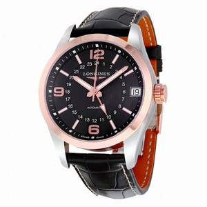 Longines Conquest Classic Black Dial GMT Automatic Men's Watch L2.799.5.56.3
