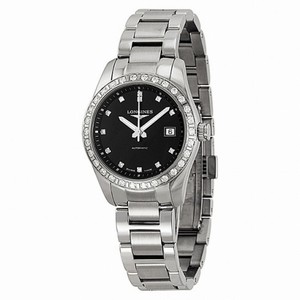 Longines Conquest Classic Black Dial Stainless Steel Ladies Watch L22850576