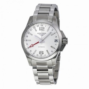 Longines Conquest Silver Dial Stainless Steel Bracelet Men's Watch L3.687.4.76.6