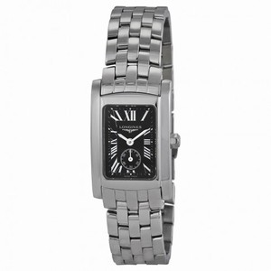 Longines Dolce Vita Black Dial Stainless Steel Ladies Watch L51554796