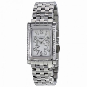 Longines Dolce Vita Mother of Pearl Diamond Dial Stainless Steel Ladies Watch L5.502.0.97.6
