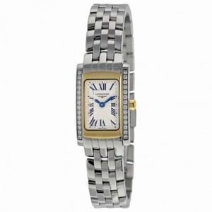 Longines Dolce Vita Silver Dial Diamond Stainless Steel Ladies Watch L51585786