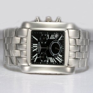 Longines DolceVita L5.686.4.79.6 Silver Stainless Steel Strap Rectangle Watch