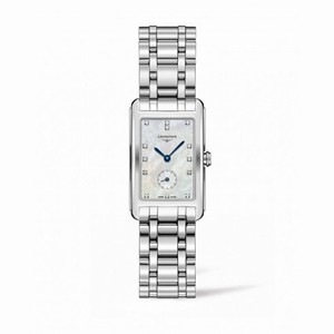 Longines DolceVita White Mother Of Pearl Dial Ladies Watch L5.512.4.87.6
