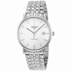 Longines Elegant Automatic White Dial Stainless Steel Men's Watch L49104126