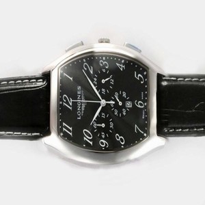 Longines Evidenza L2.156.0.73.2 Quartz Black Dial 38x51mm Watch